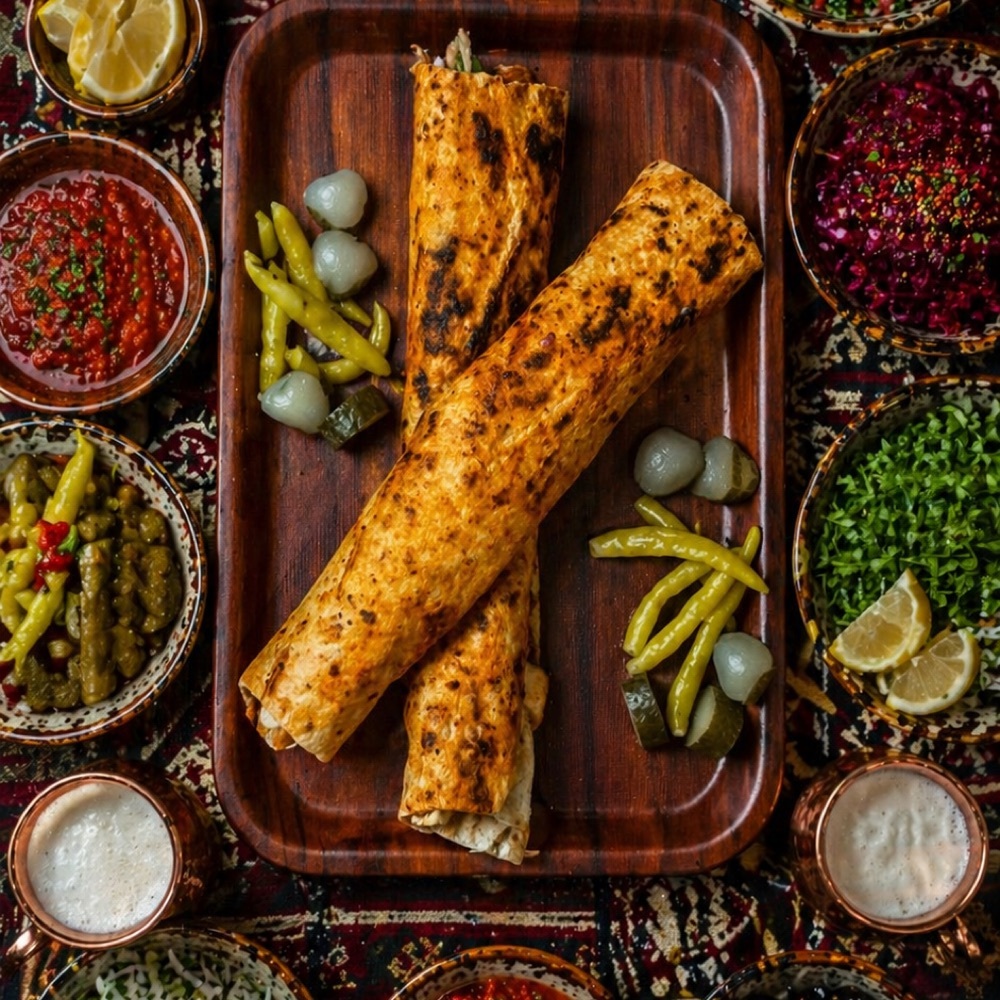 Çift Lavaşlı Zurna Dürüm (70 Cm.) + Kutu İçecek