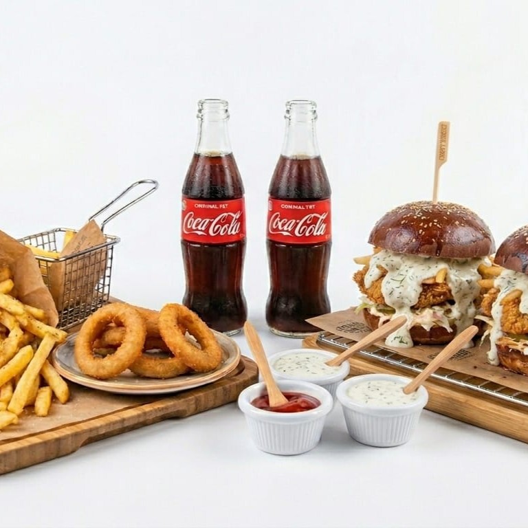 2 Kişilik AVANTAJLI Ranch Crispy's Burger Menü