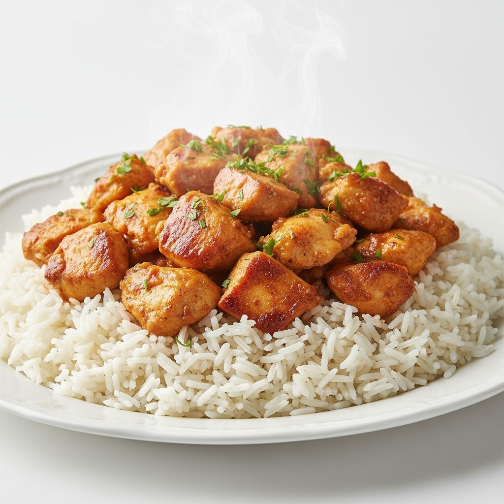 Pilav Üstü Köri Soslu Tavuk + Pilav Üzeri Özel Soslu Tavuk + 2 Adet Ayran
