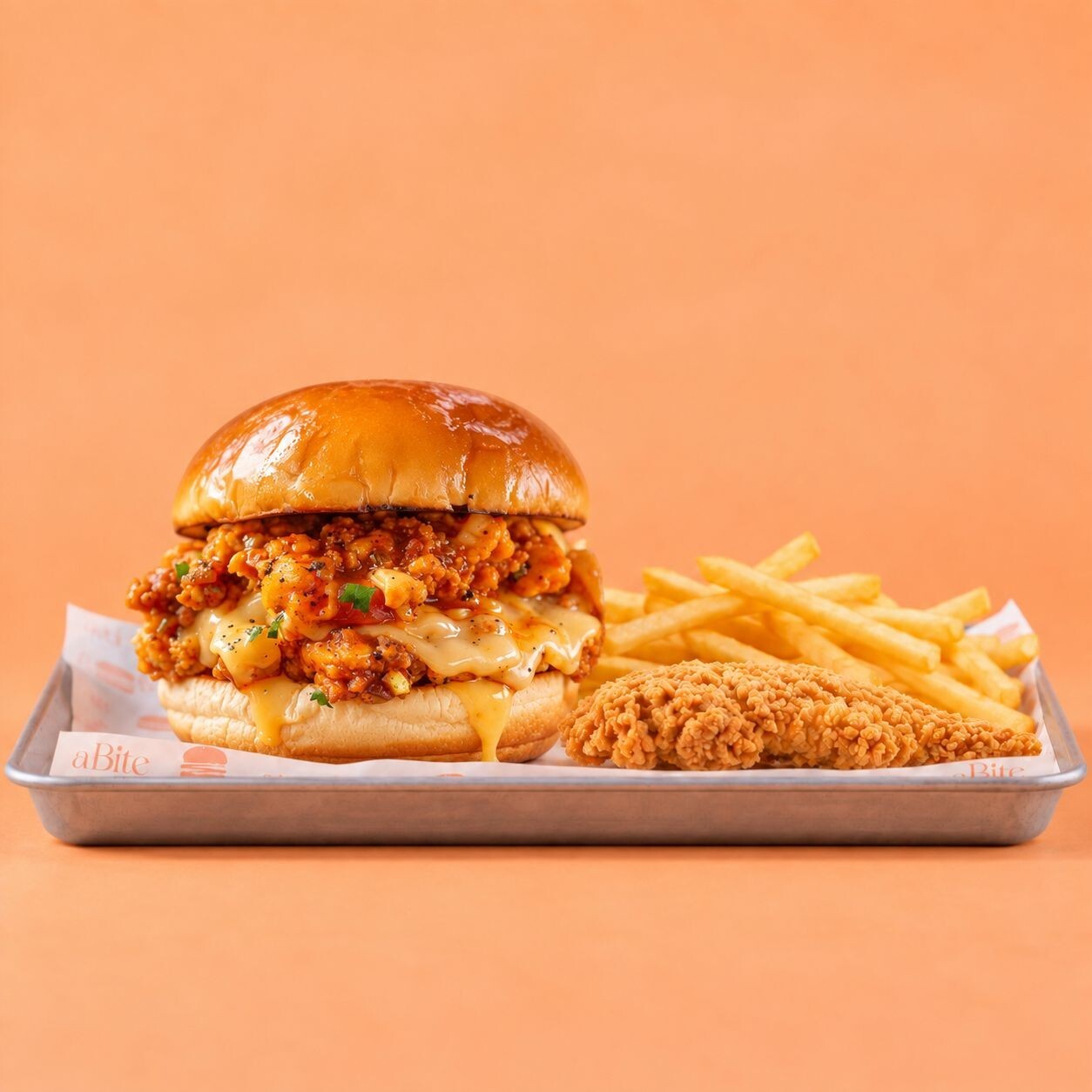 Honey Mustard Burger & Tender & Patates
