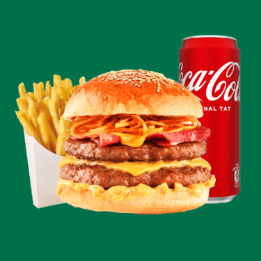 Star Fümeli Double Burger Menü