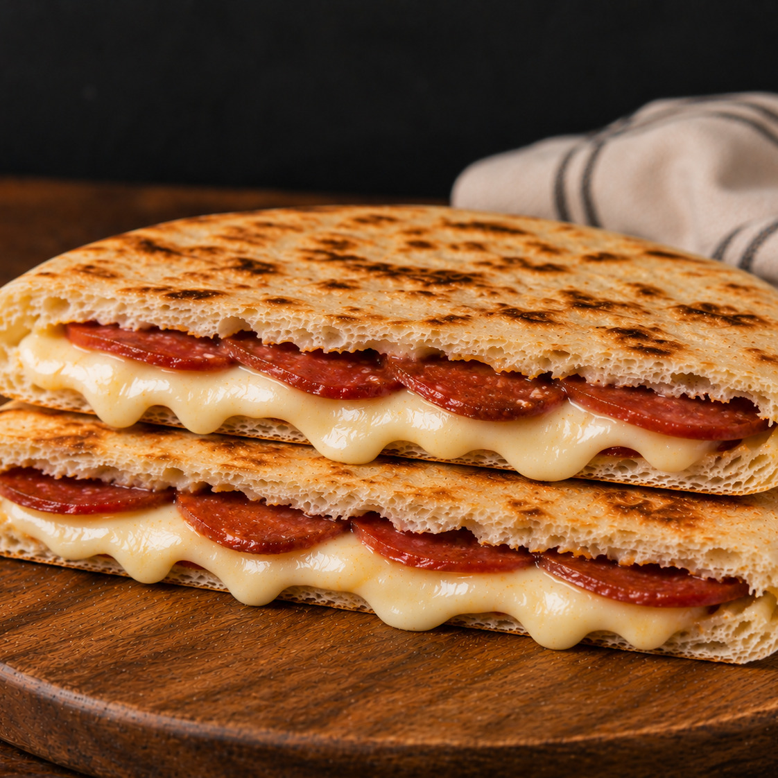 Sucuk Kaşar Bazlama Tost