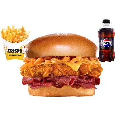 Western Chicken Burger Menü