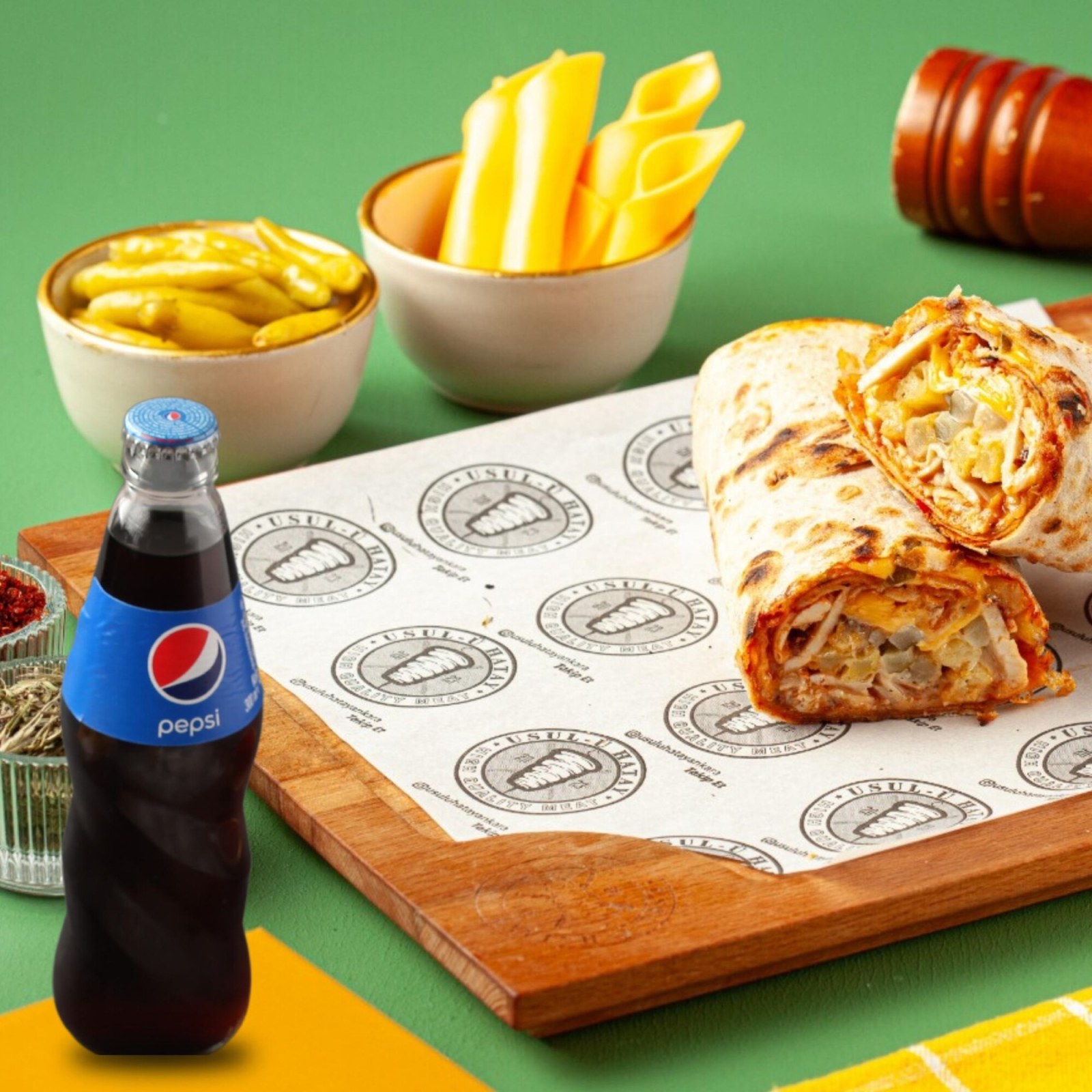 Usul-ü Hatay Cheddar Menü (160gr)