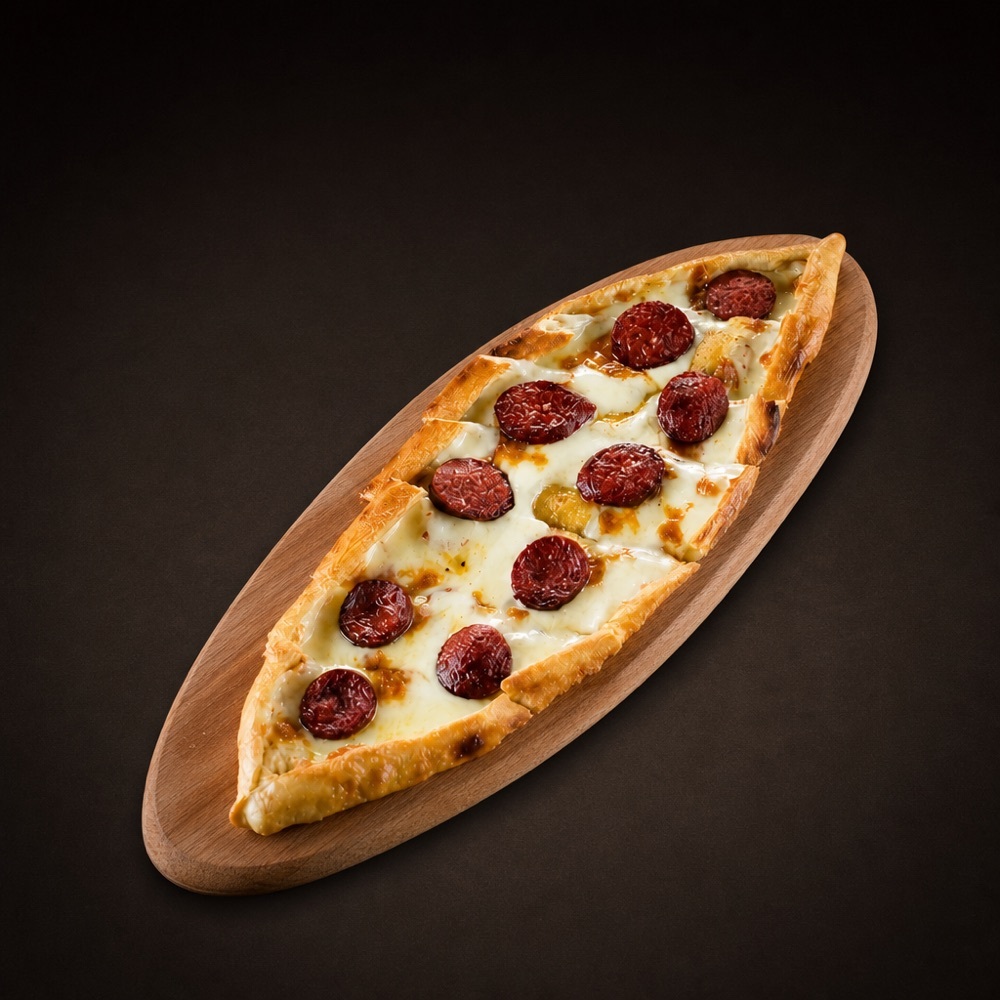 kaşarlı sucuklu yumurtalı pide