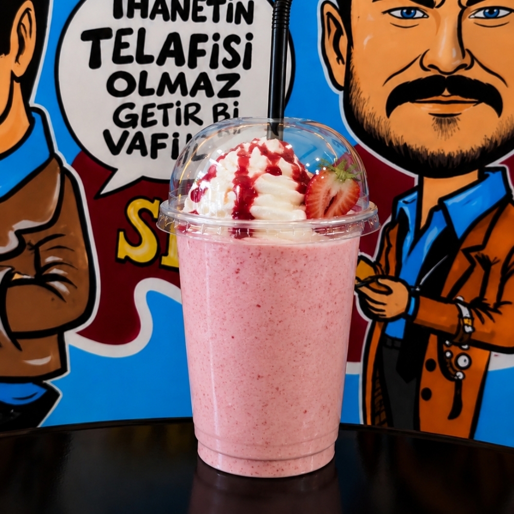 Çilekli Milkshake