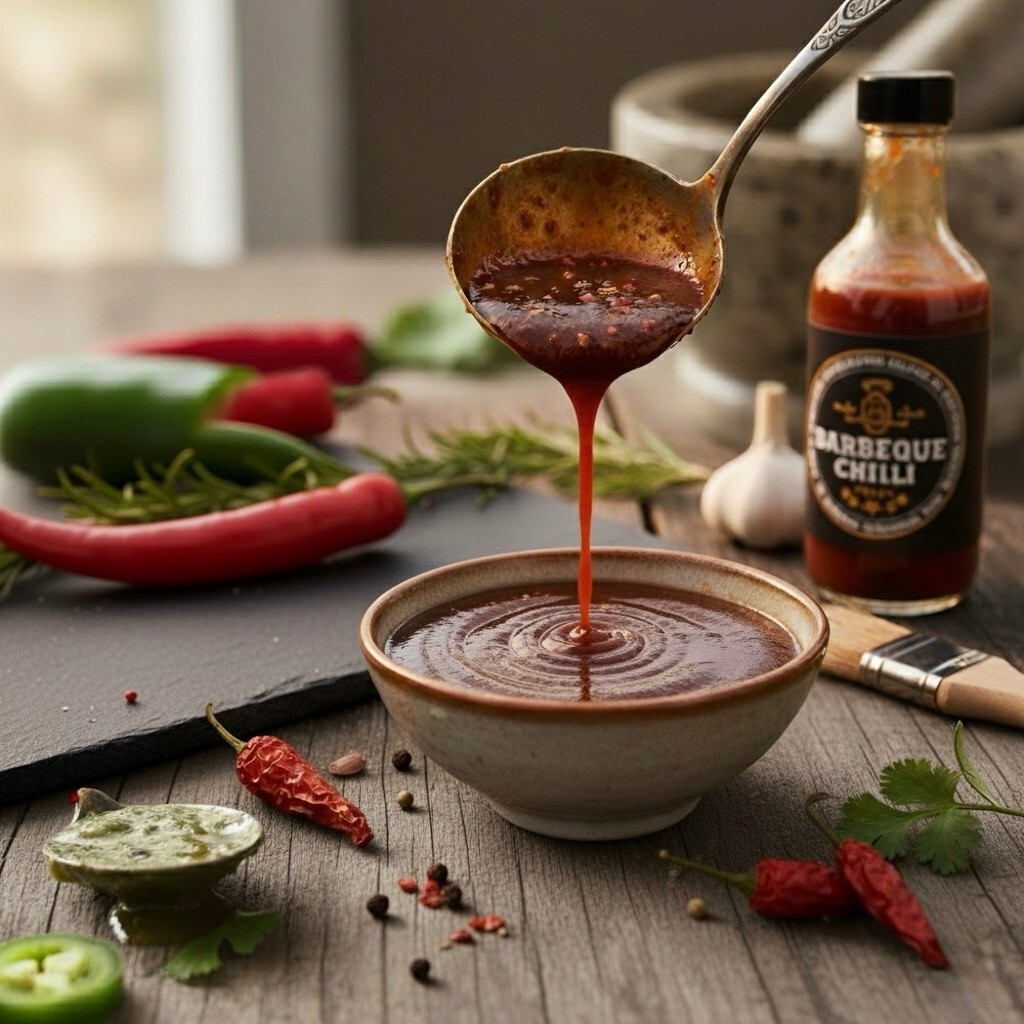 Barbekü acı biber sosu