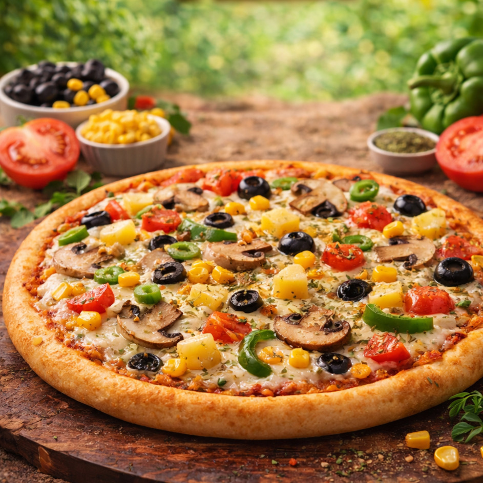 Vejetaryen Pizza (Orta Boy)