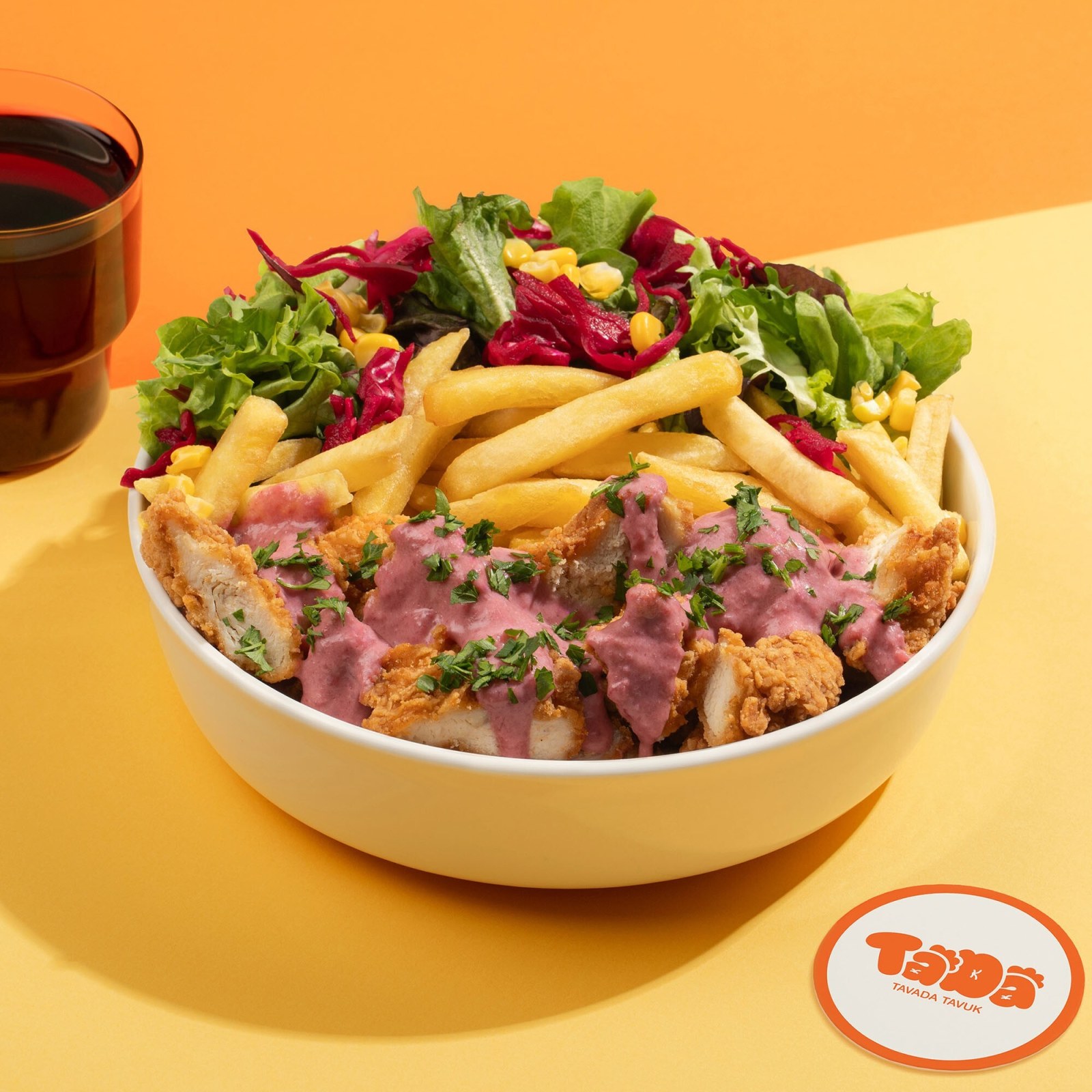 Vişne - Tulum Soslu Çıtır Tavuk Patates