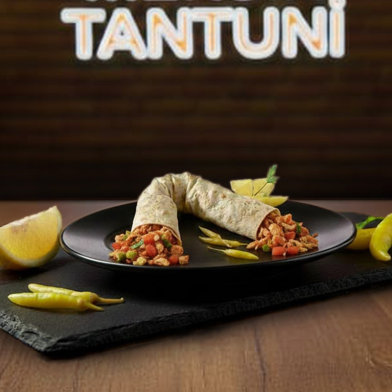 Kaşarlı Tavuk Tantuni Dürüm