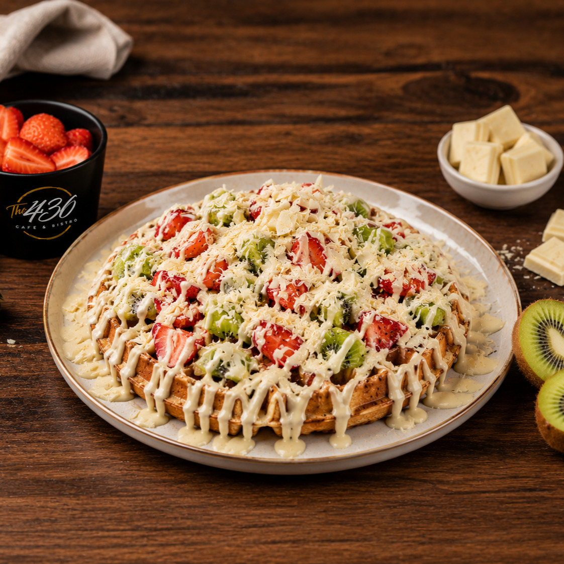Beyaz Çikolatalı Waffle (2 Kişilik)