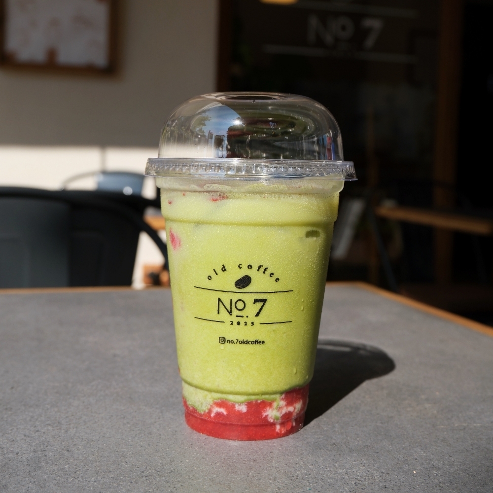 Iced Strawberry Matcha Latte