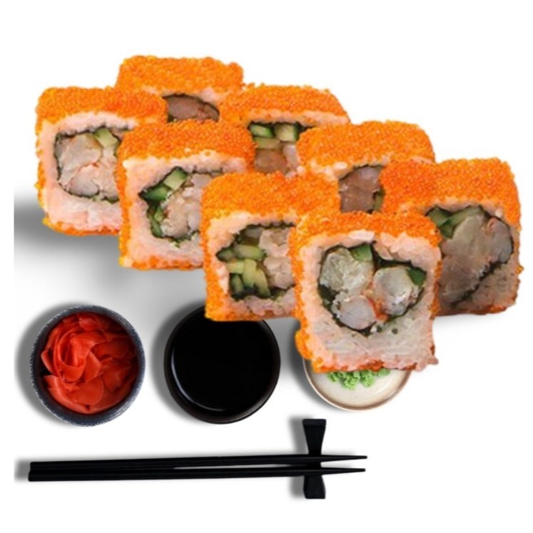205- California Ebi Roll (8 Pcs.)