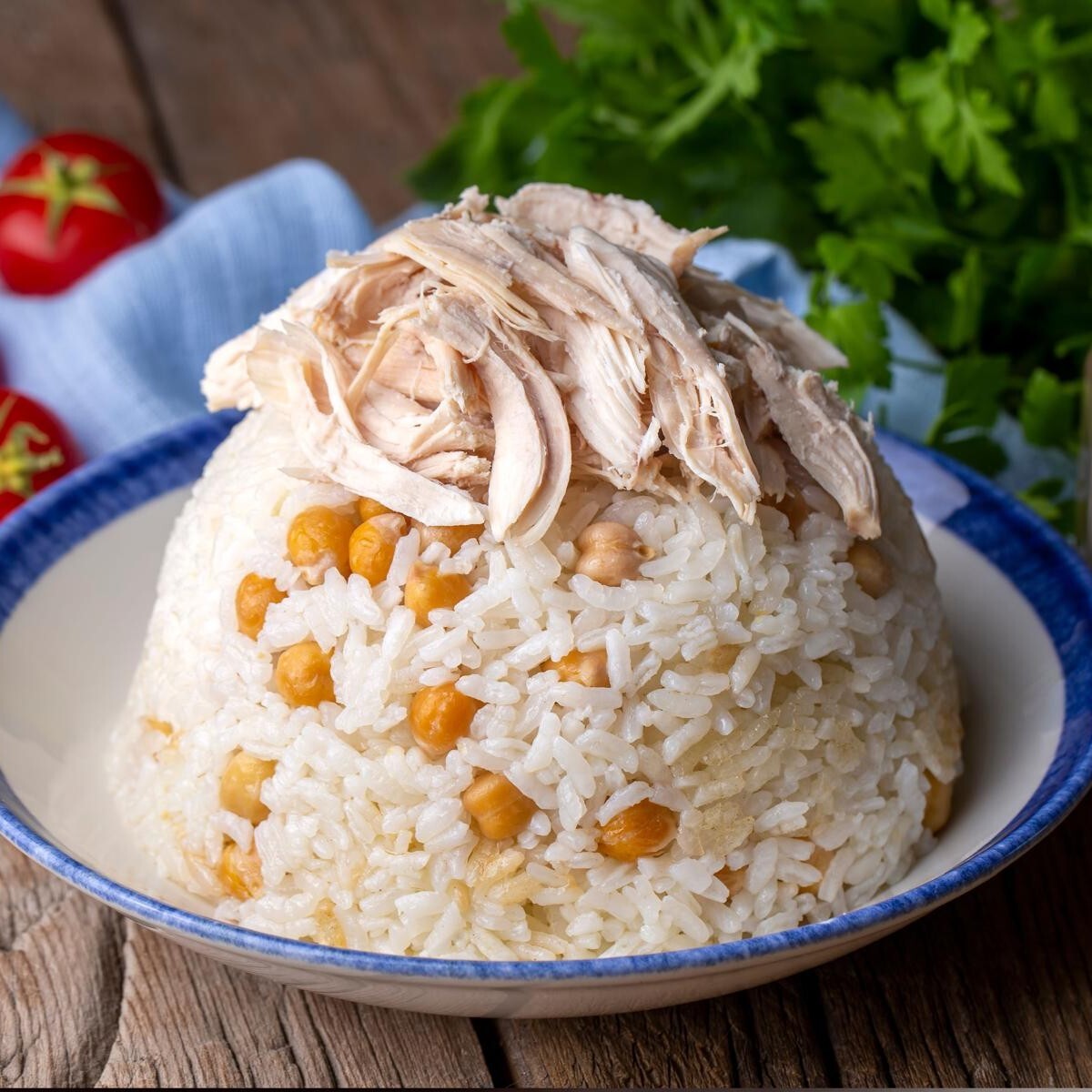 Tavuk Pilav Nohutlu