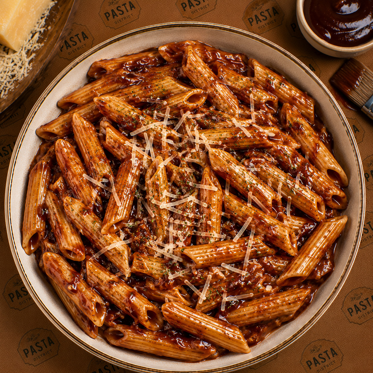 Barbekü Soslu Pasta