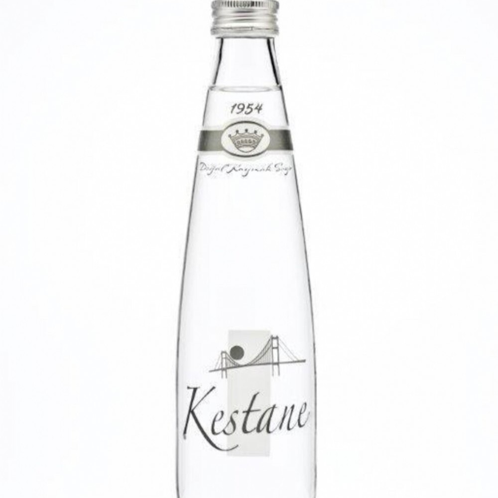 Kestane Cam Şişe Su (33 cl.)