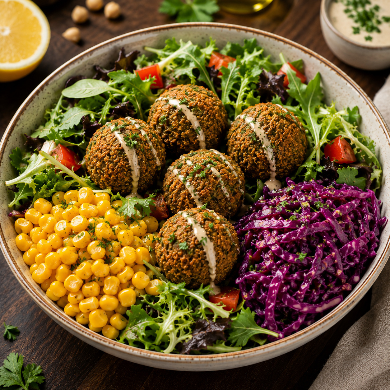 Falafelli Salata