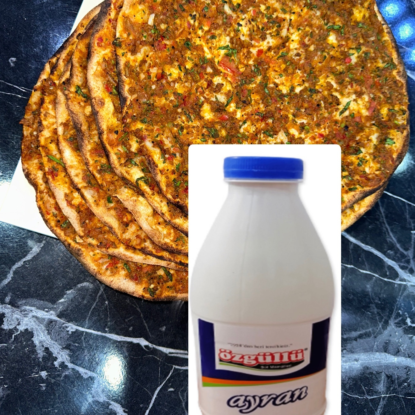 20'li Lahmacun 2 Lt Ayran