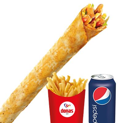 Donas Zurna Tavuk Döner Dürüm Menü 2