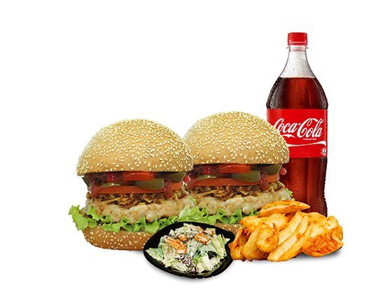 2 Kişilik Chicken Chili Burger Menü