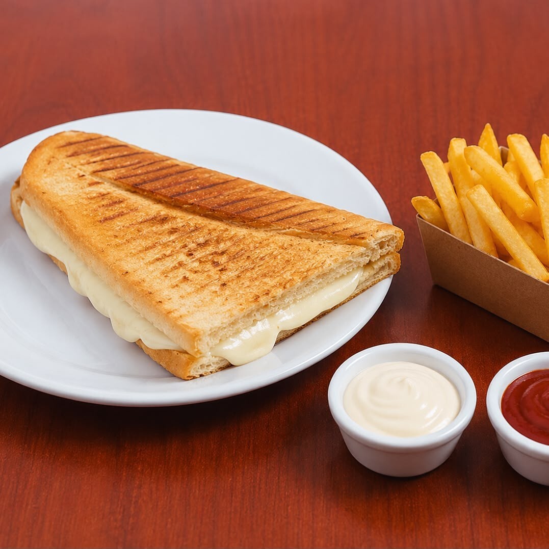 Yarım Ekmek Arası Kaşarlı Tost
