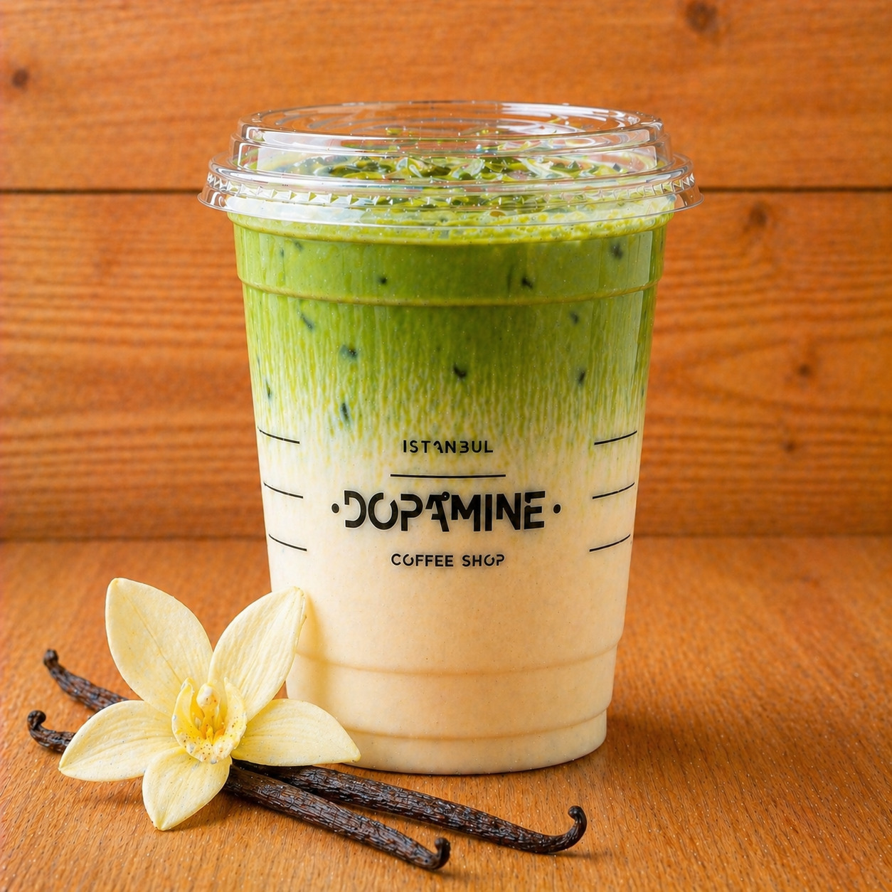 Iced Vanilla Matcha Latte