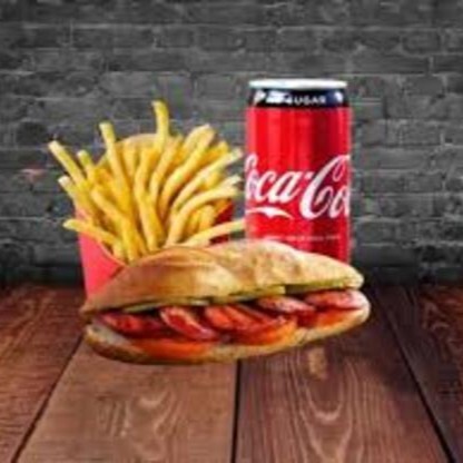DANA KANGAL SUCUK TAM EKMEK ( PARMAK PATATES) COCA COLA