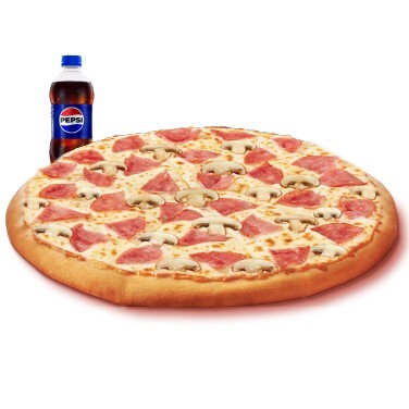 Orta Boy Pizza + İçecek (33 cl.)