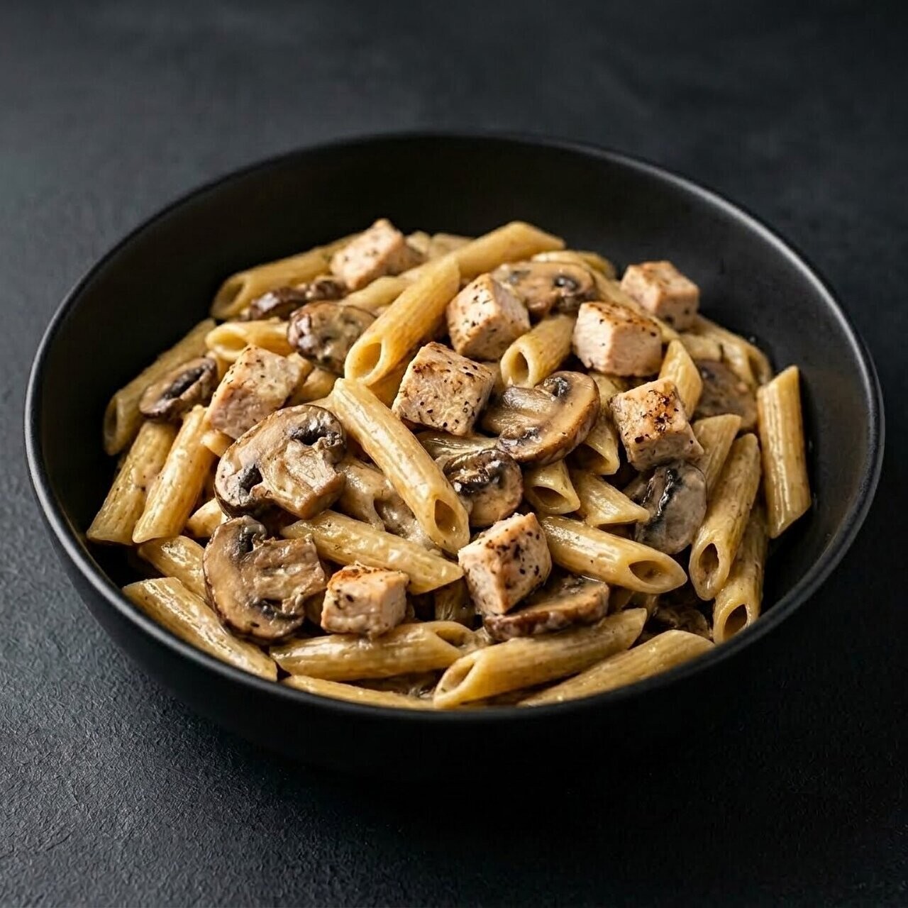 Büyük Boy Kremalı Tavuklu Mantarlı Penne