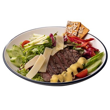Hardal Soslu Ilık Bonfile Salatası & Coca-Cola (33 cl.)