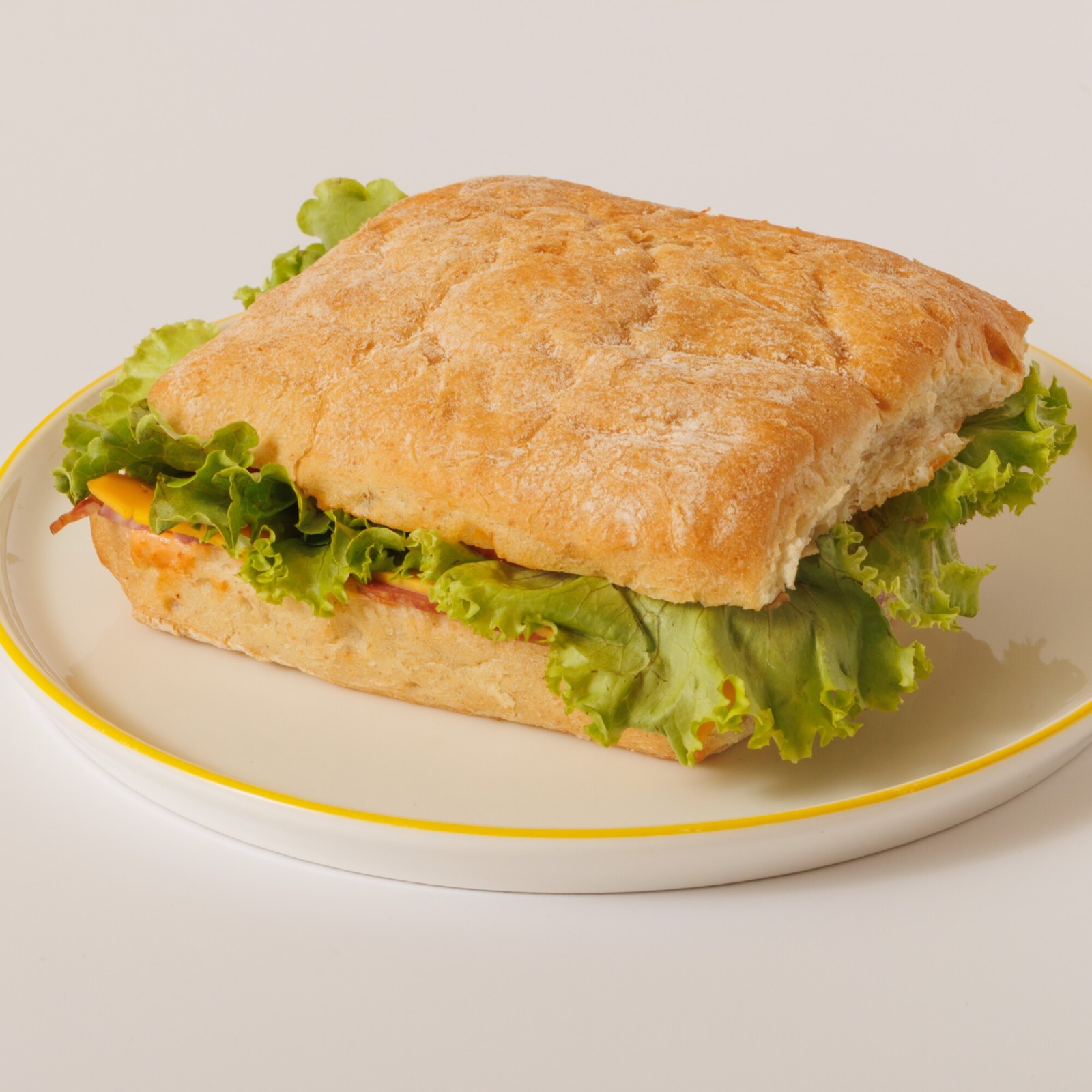 Kare Ciabatta Dana Jambon Sandviç