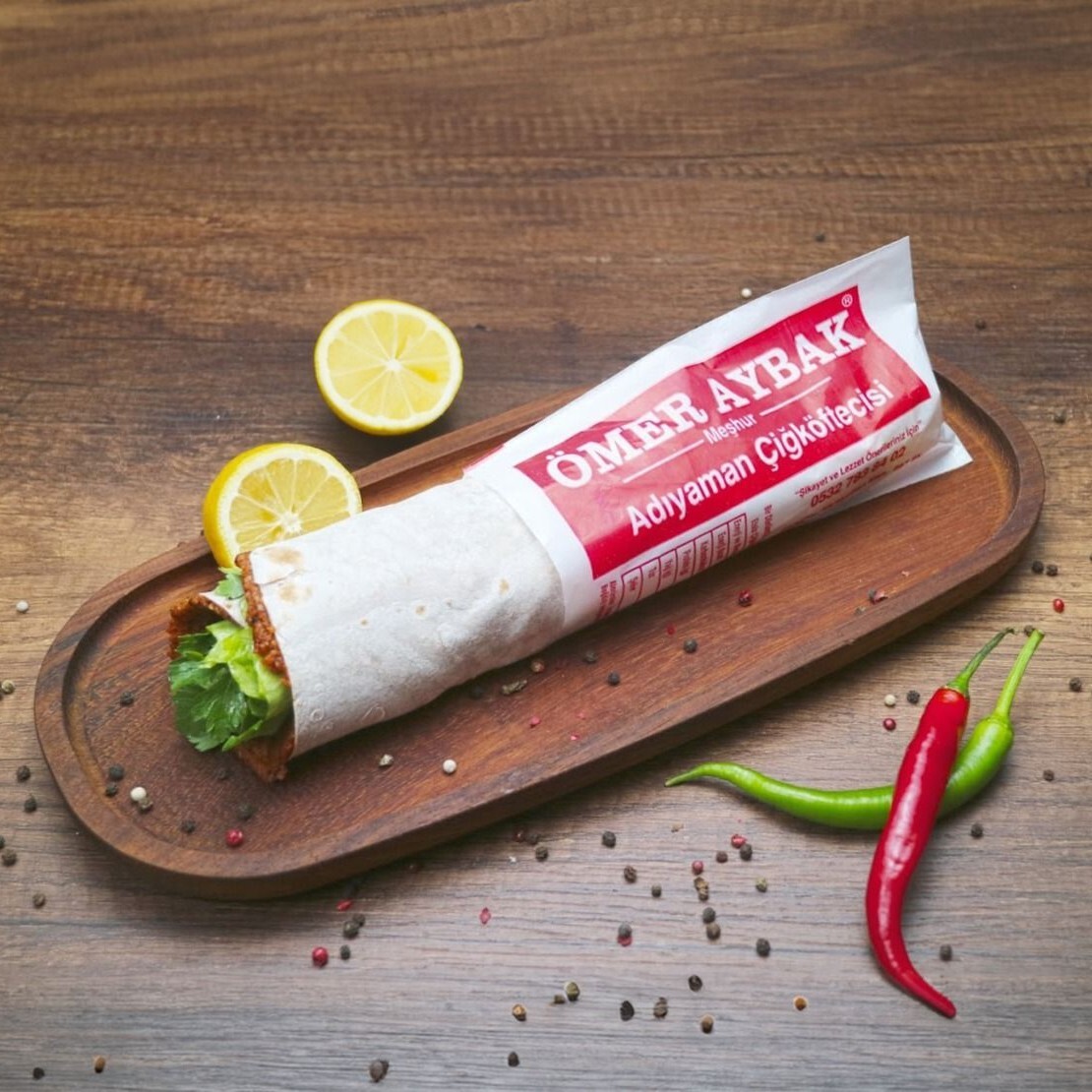 Çiğ Köfte Dürüm (150 gr.)