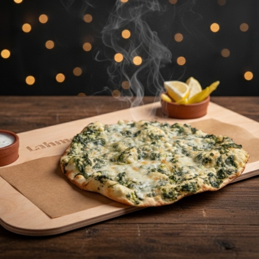 Ispanaklı Lahmacun
