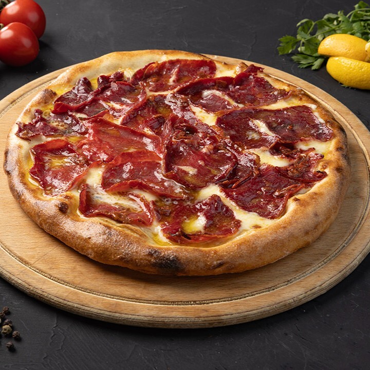 Yuvarlak Kavurmalı & Pastırmalı Pide