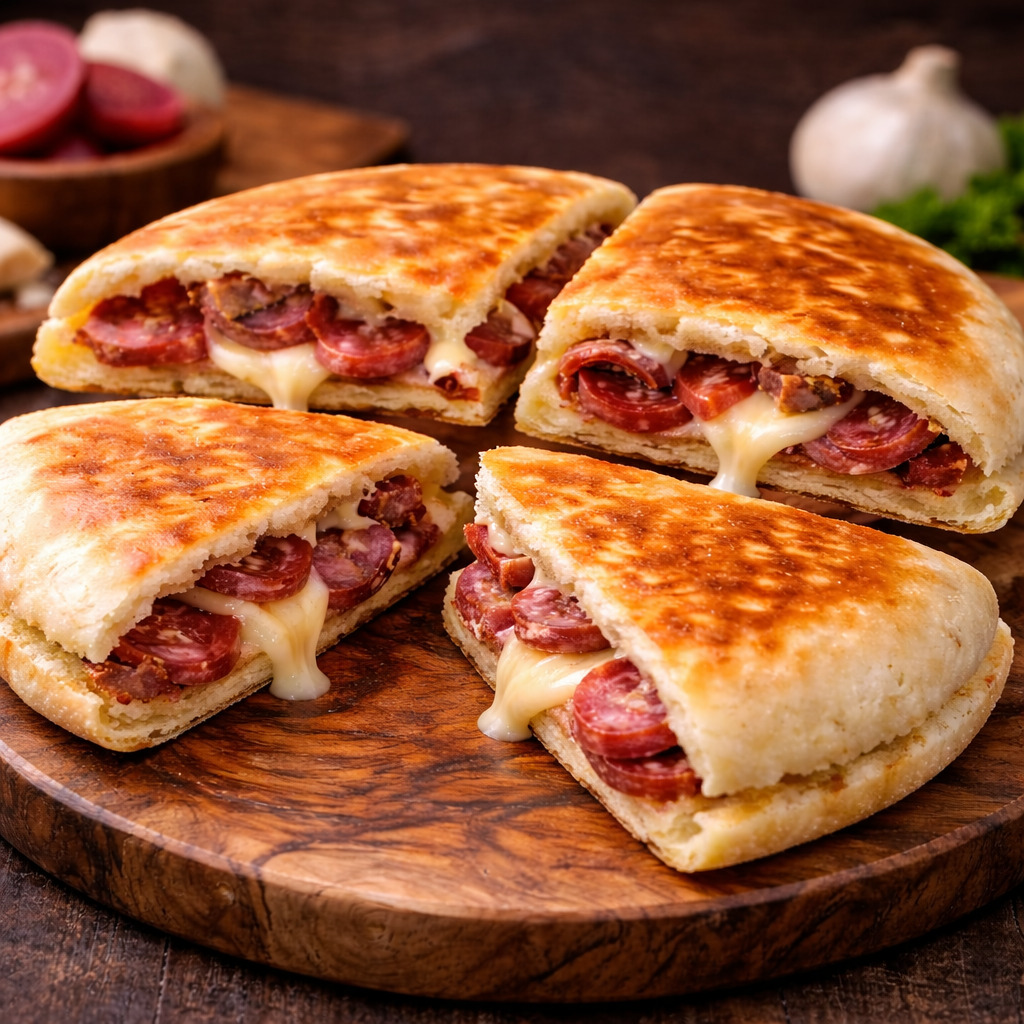 XL Bazlamada Karışık Tost (Büyük)