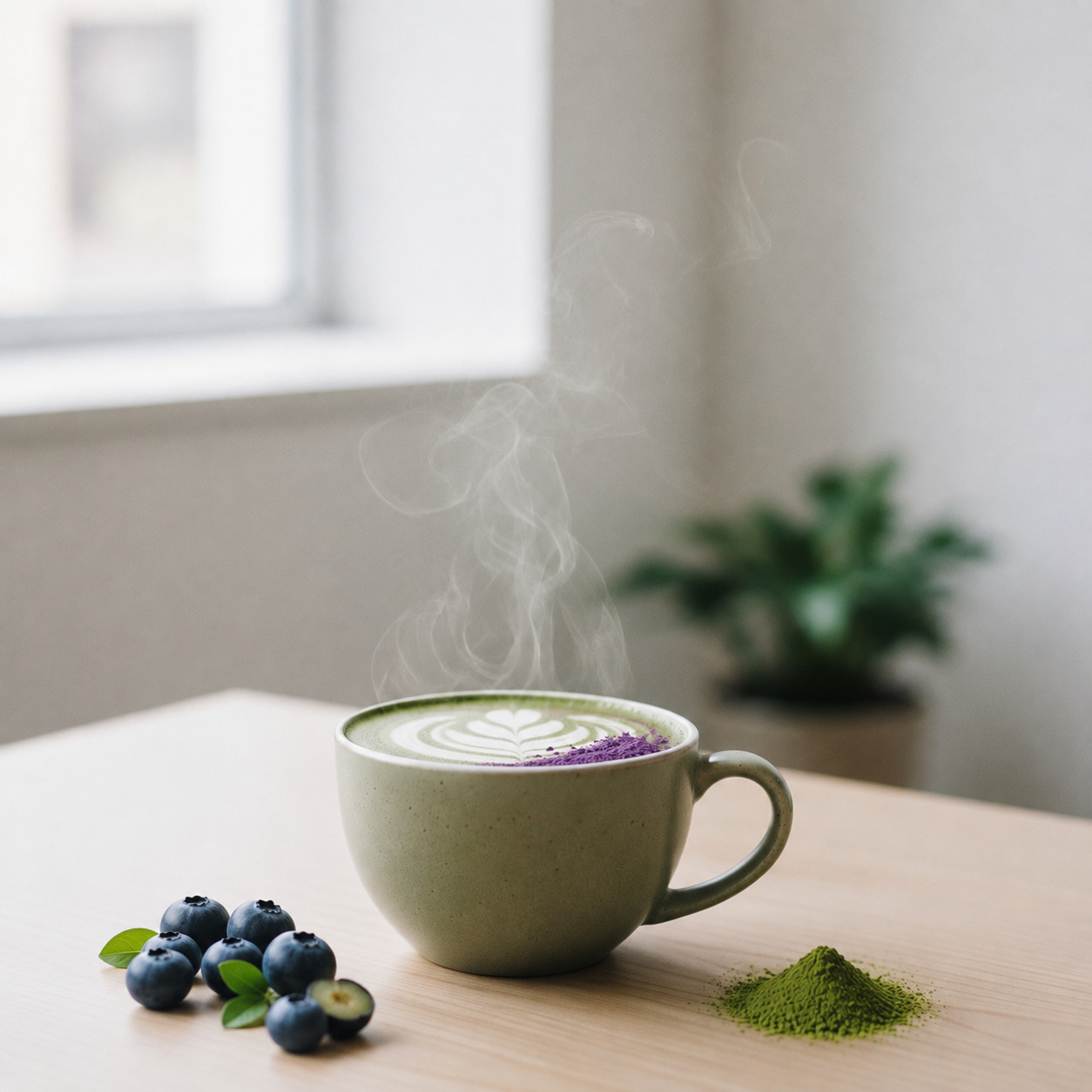 Blueberry Matcha