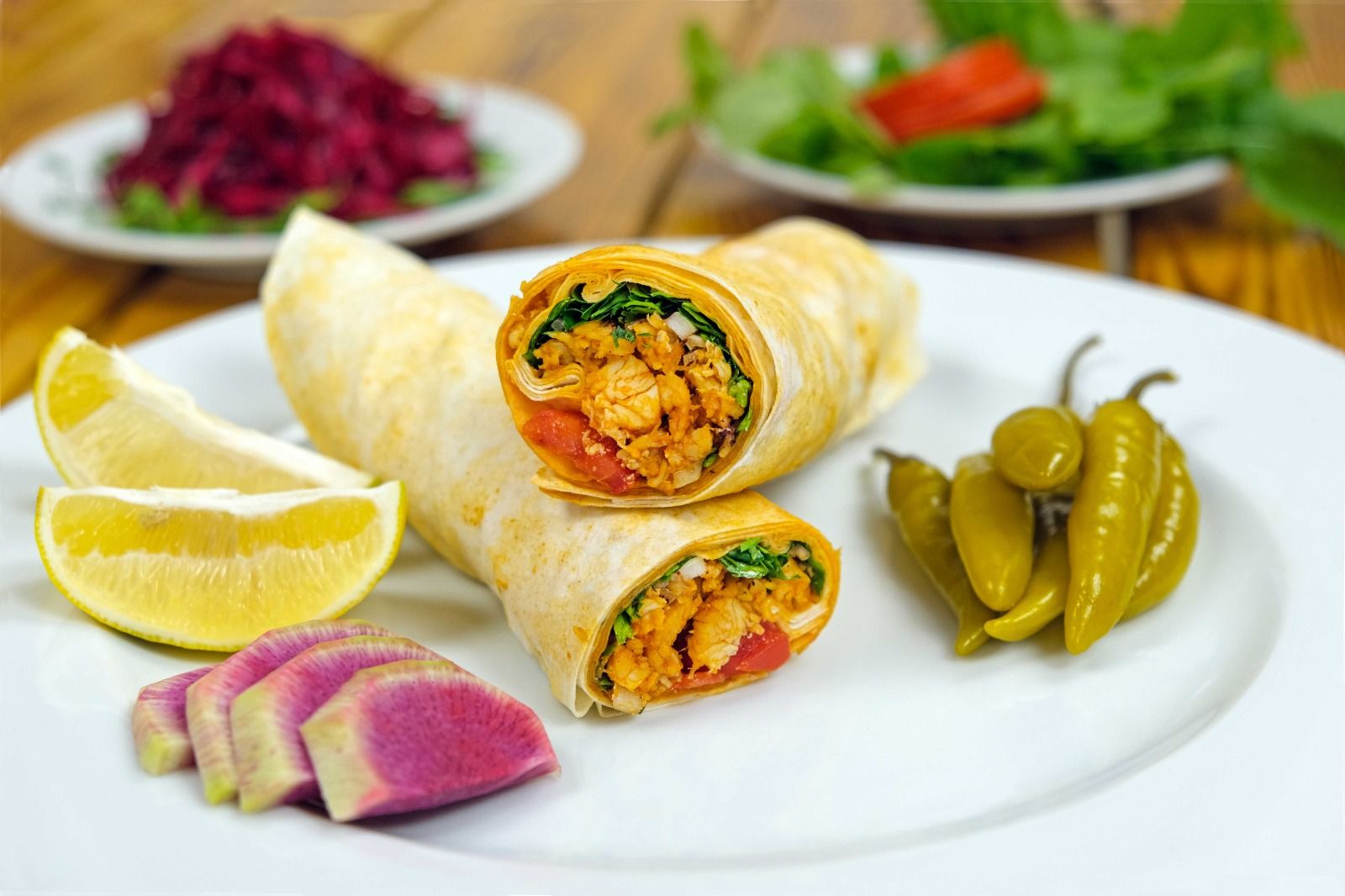 Dürüm Tavuk Tantuni (Lavaş Ekmek İle)