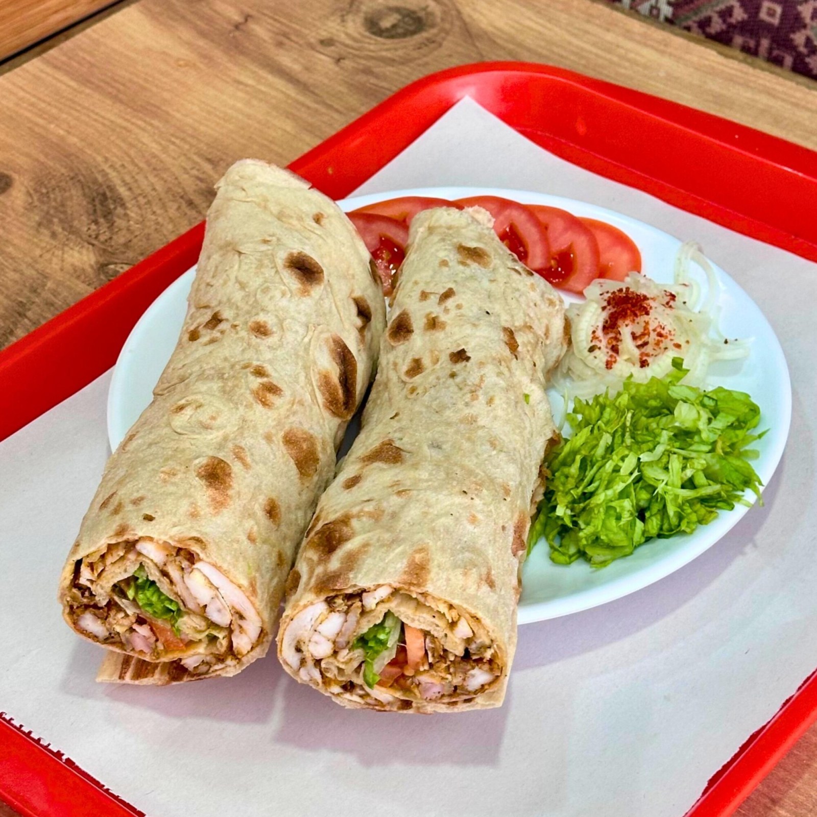 Tavuk Döner Dürüm (200gr) – XL Dev Lezzet!