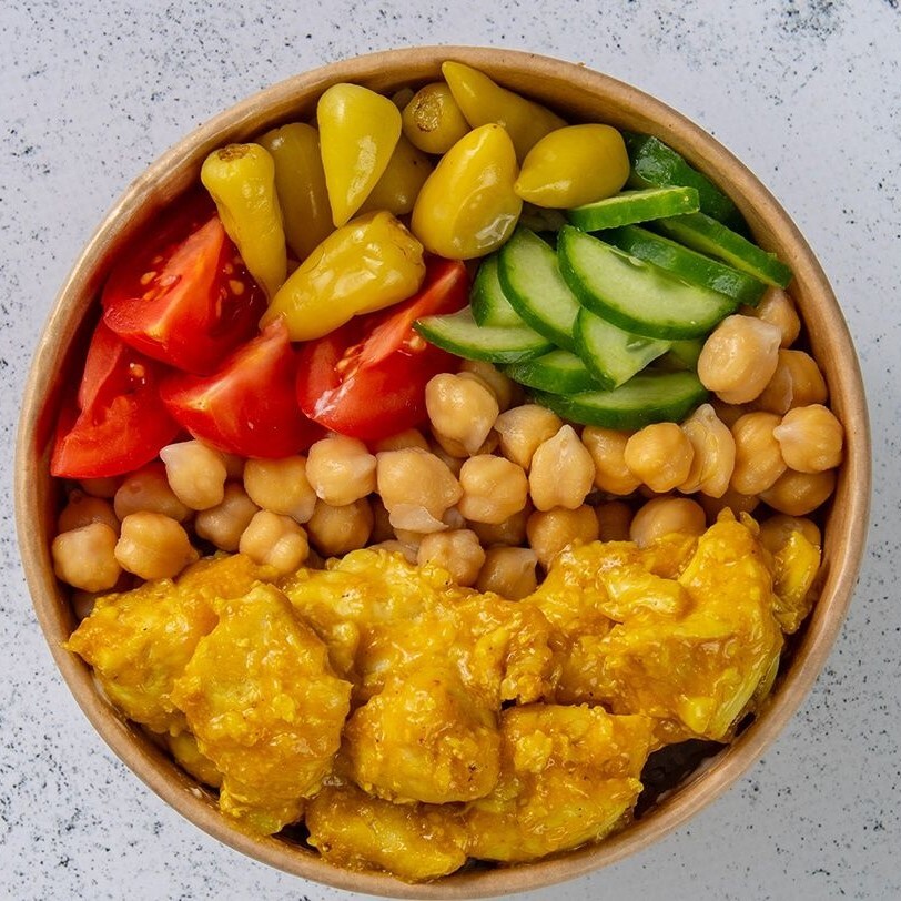 Pilav Üstü Portakallı Tavuk Bowl (540 gr.)