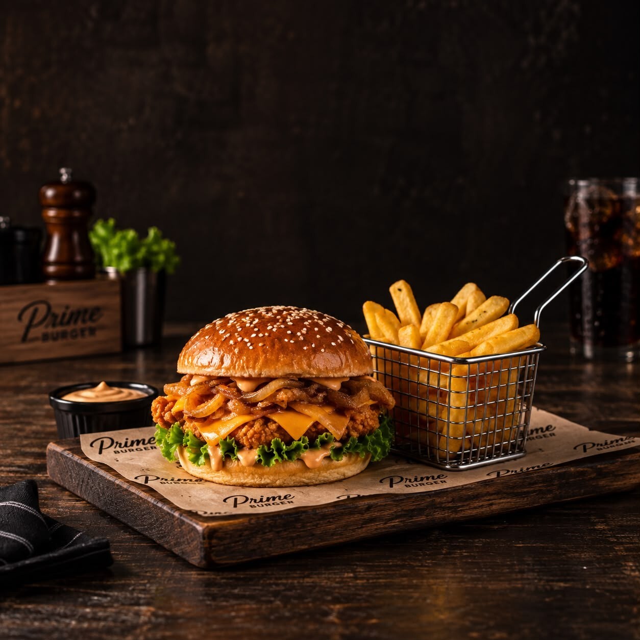 Çıtır Tavuk Burger