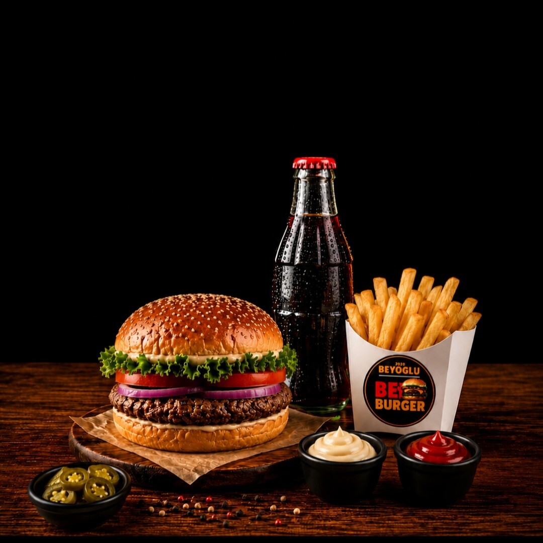 Et Burger Menü