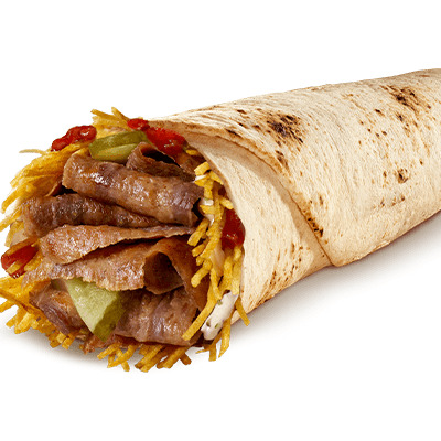 Mega Kaşarlı Et Döner Dürüm