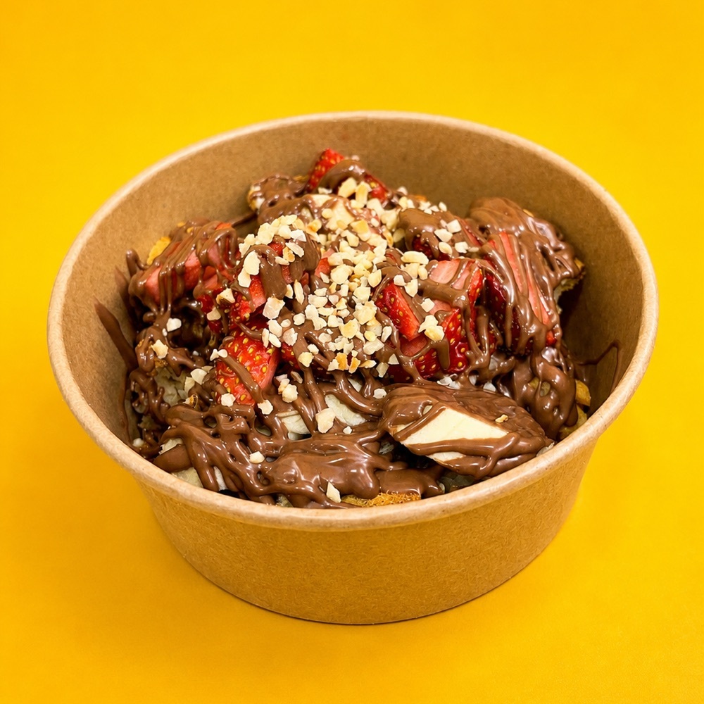 Sütlü Küçük Bowl Waffle