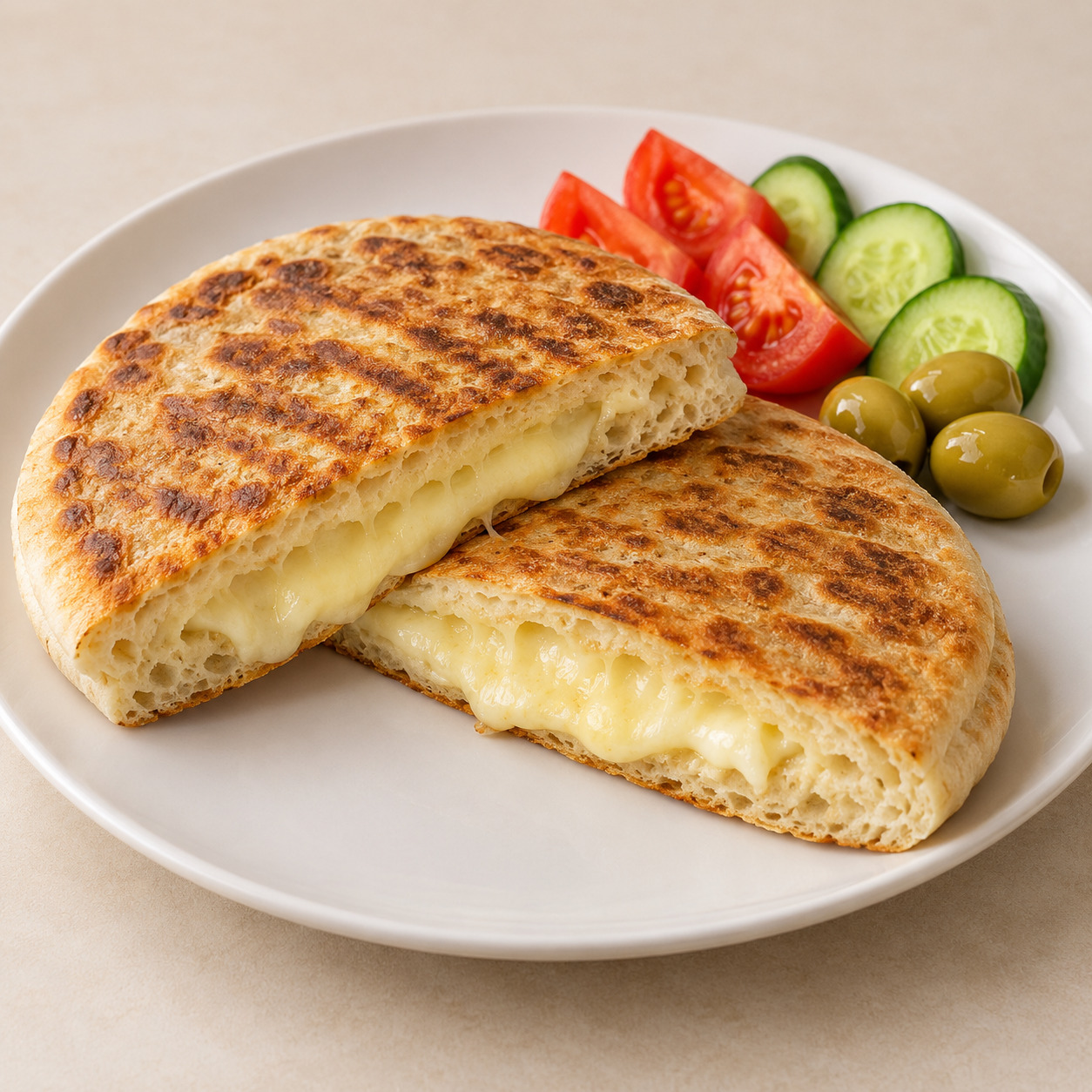 Kaşarlı Bazlama Tost