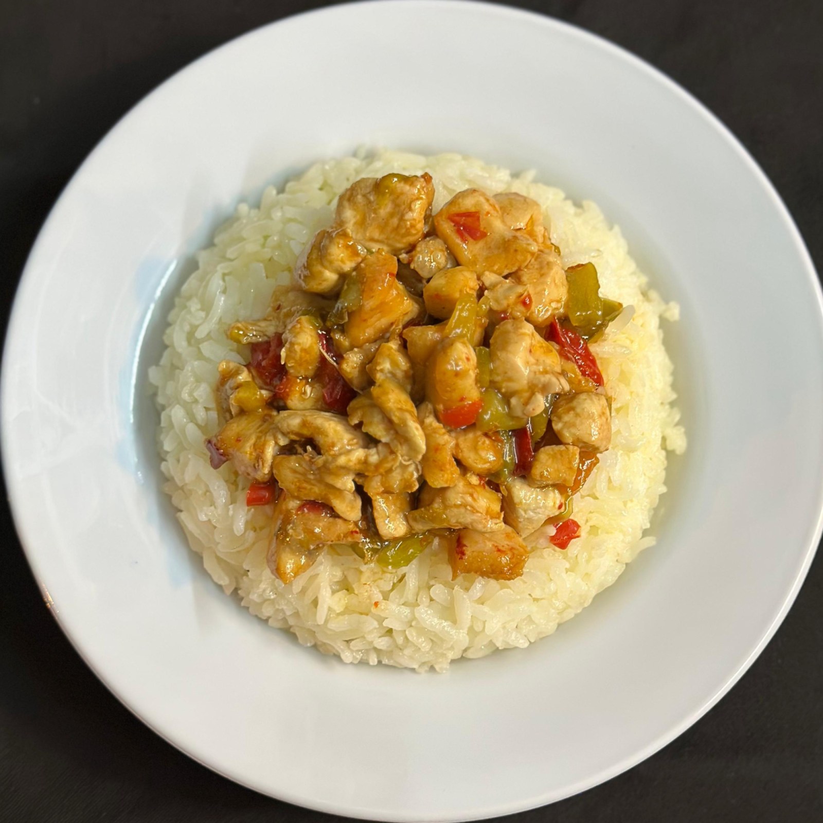 Barbekü Soslu Tavuklu Pilav