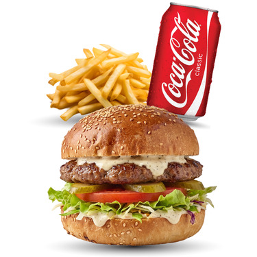 Classic Burger (120 gr ) Menü