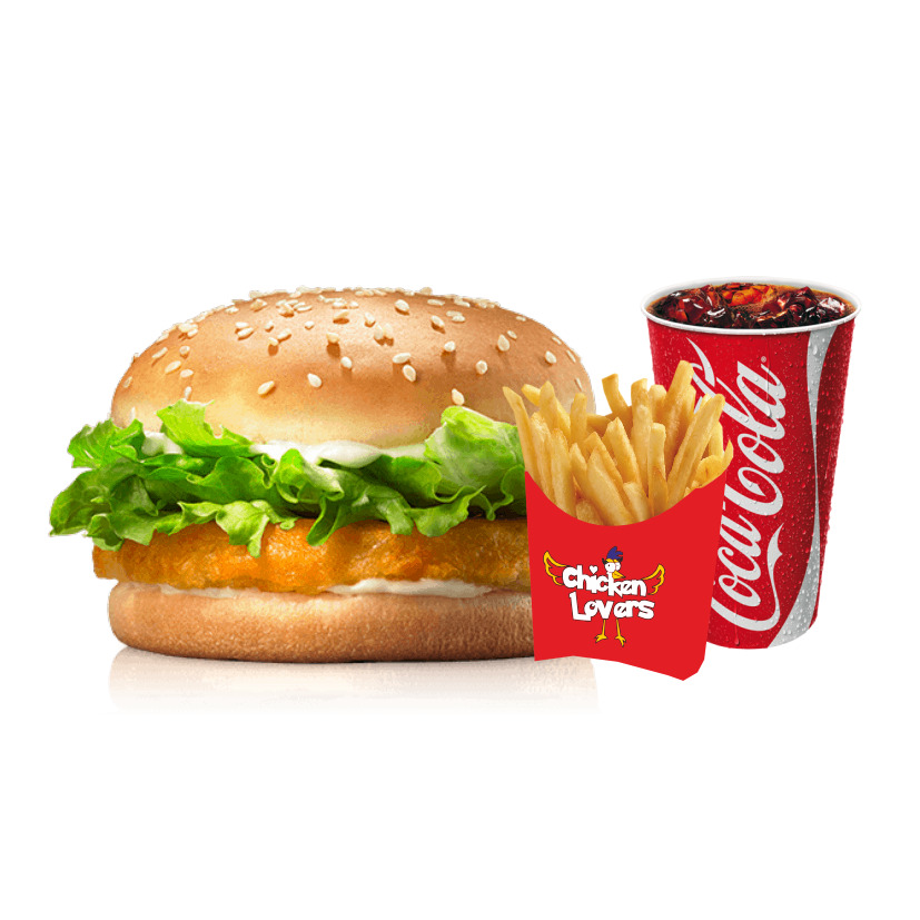 Nugget Burger Menü