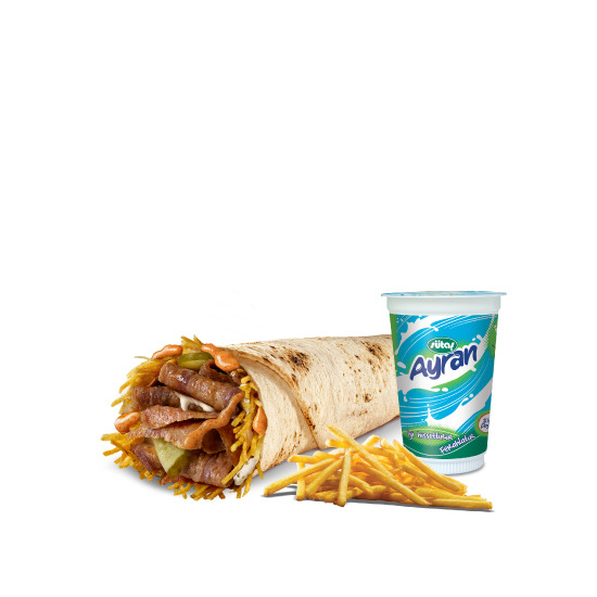 Chipotle Soslu Dürüm Et Döner Menü
