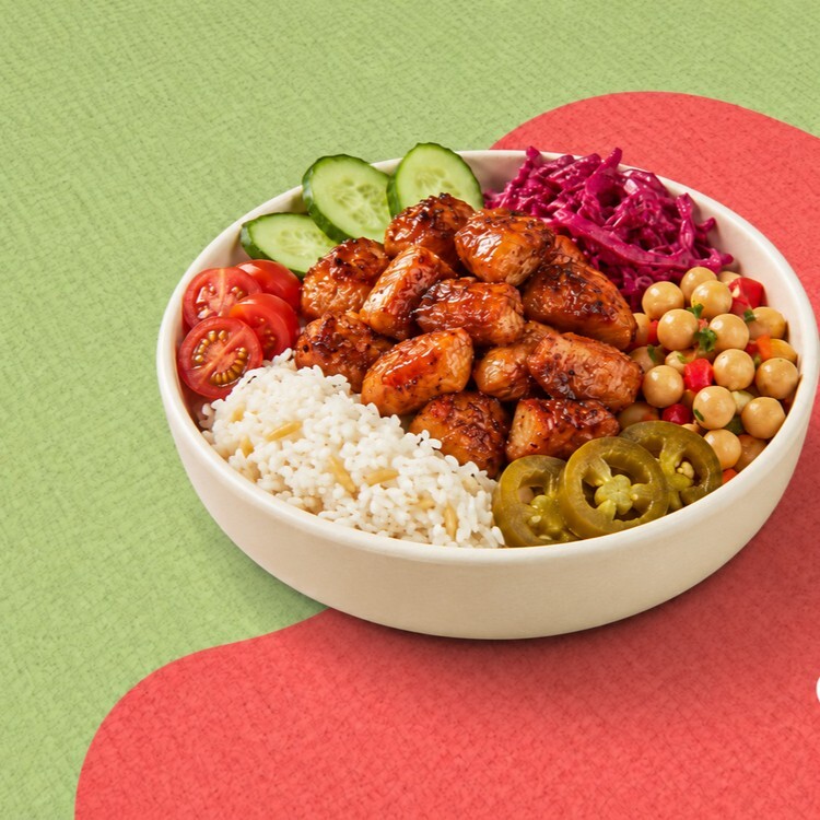 Barbekü Soslu Tavuk Pilav Bowl