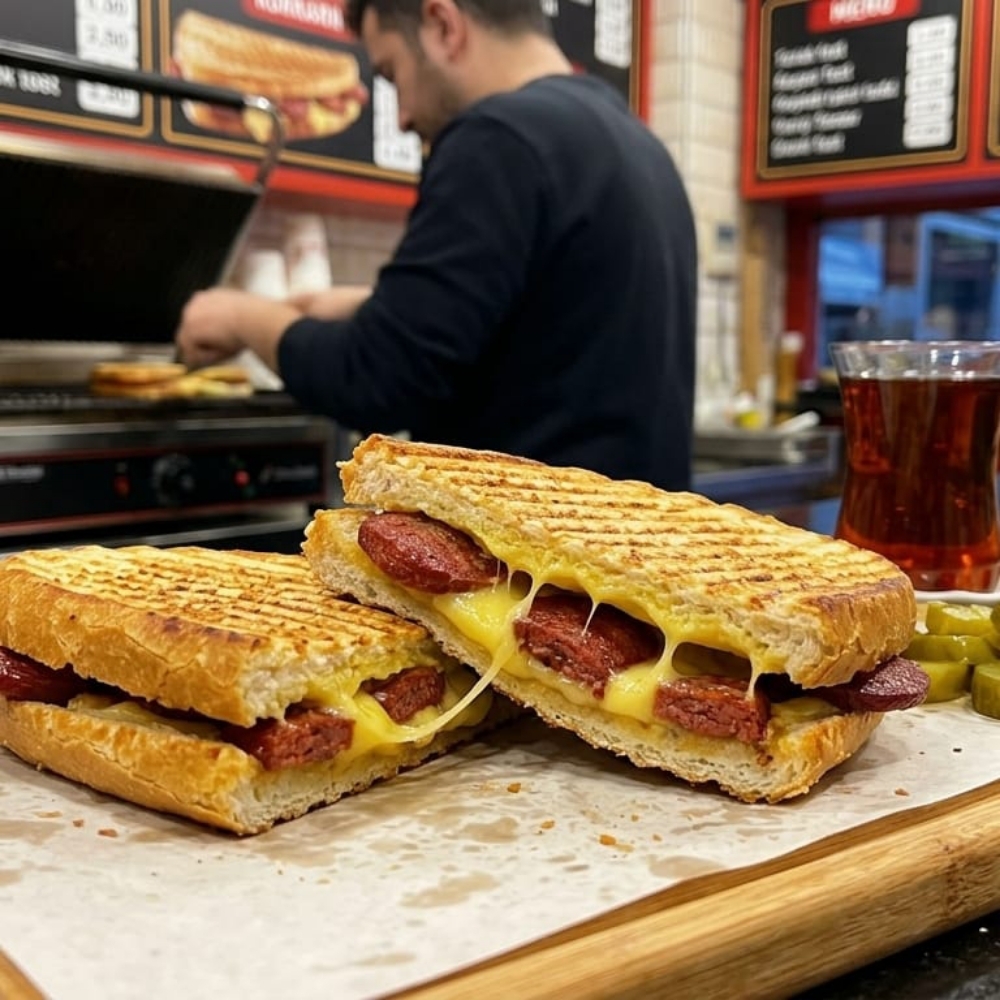 Sucuklu tost